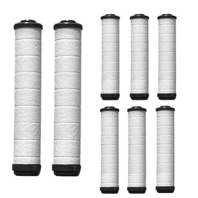 YOUMEIYUAN shower filter front view showing filtration for gentler water.