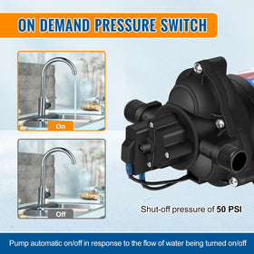 YoungTree water pump 50 PSI pressure switch for steady on-demand performance.