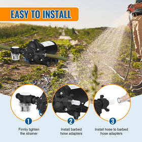 YoungTree water pump soft mounting feet reduce operation noise.