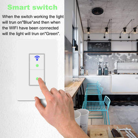 Youngzuth smart switch package includes manual and mounting screws