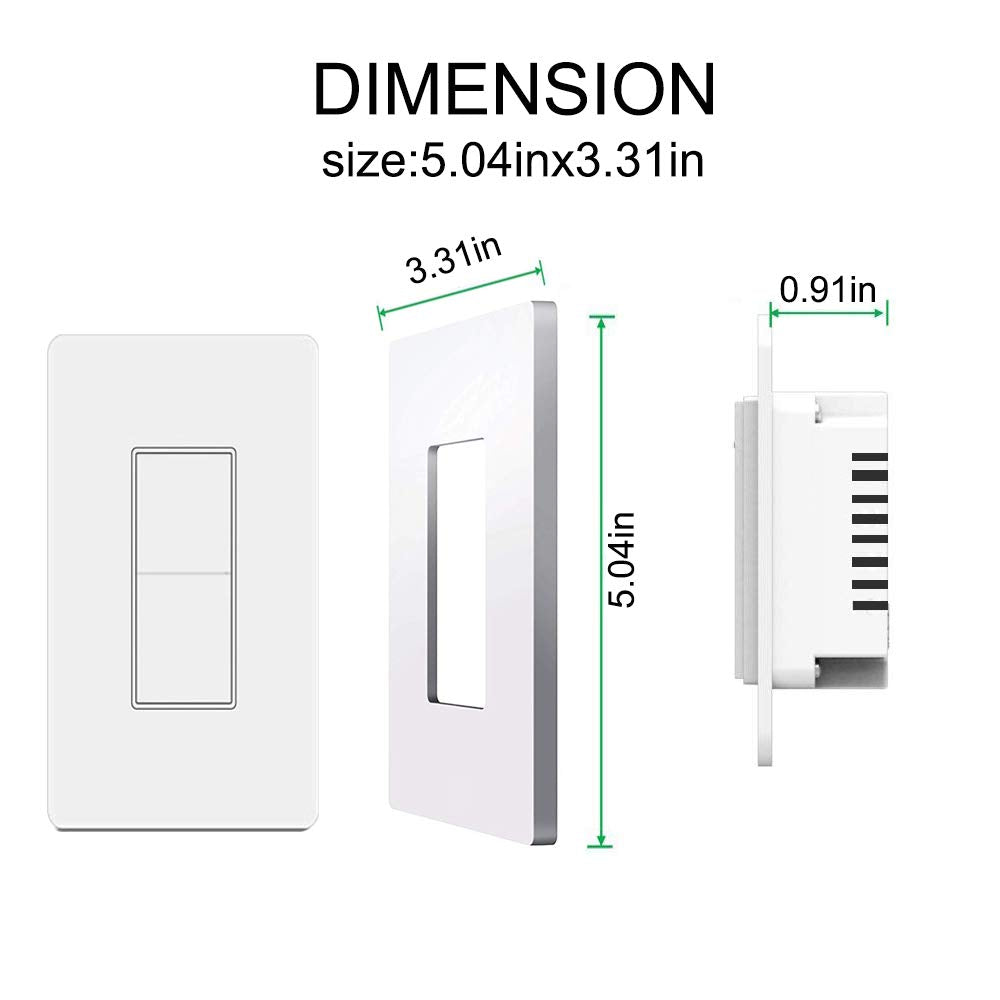 Youngzuth Smart Switch three way setup demonstrates multi control