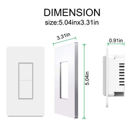Youngzuth Smart Switch three way setup demonstrates multi control