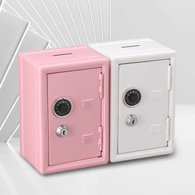 Gift-ready Younion money safe in pink packaging