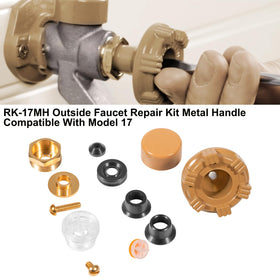 yourour outside faucet repair kit packaging shown for easy replacement and installation