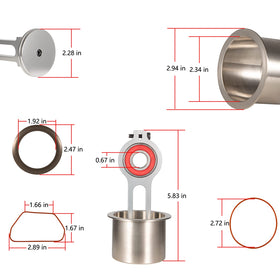 Yoursme KK-4835 bearing included supports smooth rotation and long life.