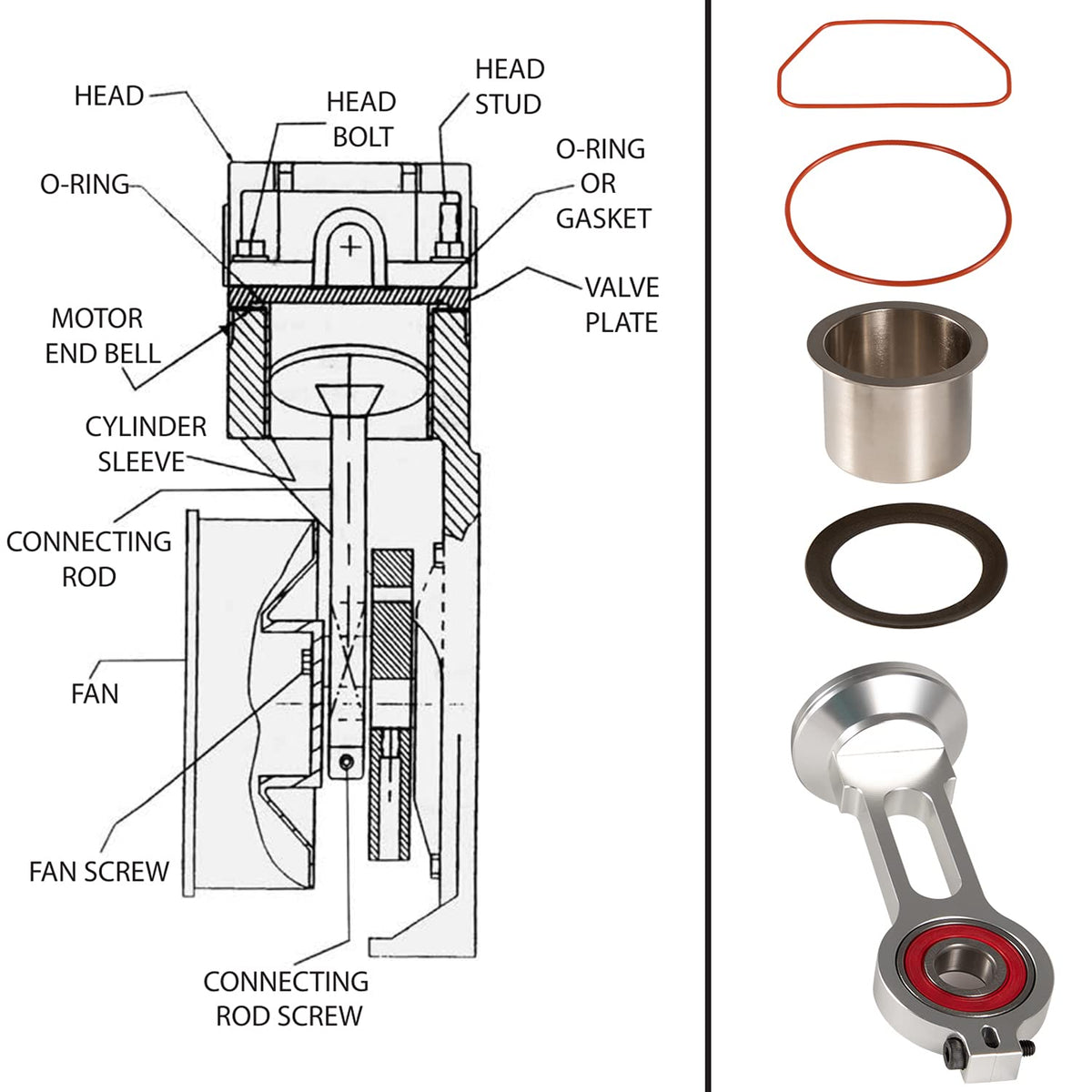 Yoursme KK-4835 precision CNC machining ensures a precise fit and durable performance.