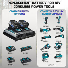 Youxuzuan battery charging compatible with original Makita chargers.