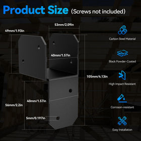 Youyikoo carbon steel joist hanger provides durable, corrosion resistant support