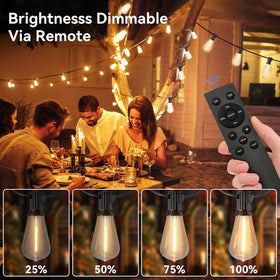 YOYONACY ST38 bulbs are shatterproof for safe, durable outdoor lighting.