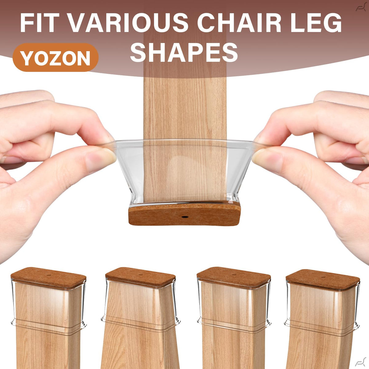 YOZON felt base cushions movement for quieter dining and living spaces