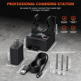 Ypbuziu complete charging kit includes base charger and six mounting screws