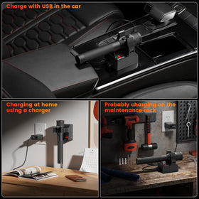 Ypbuziu durable black charger holder for rugged use with Streamlight Stinger