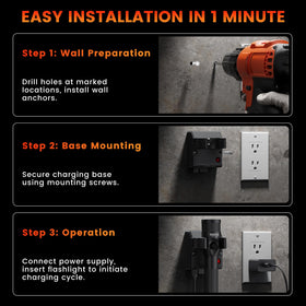 Ypbuziu easy-install base with mounting screws for fast setup