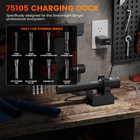 Ypbuziu USB charger base powers Stinger series with quick 5V/2A charging