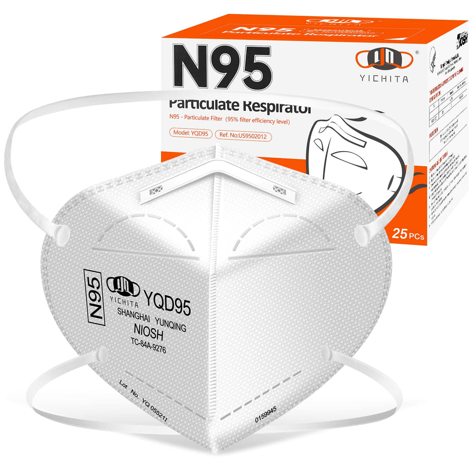YQ YICHITA N95 mask universal fit for secure comfort and reliable protection.