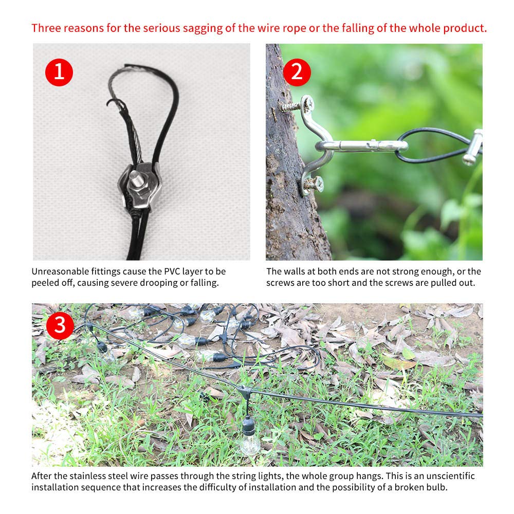 YQL black vinyl-coated cable resists weather and corrosion