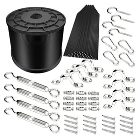 YQL outdoor string lights kit 164ft ready for easy installation