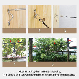 YQL turnbuckle wire rig for precise tension control