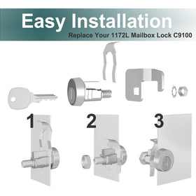 Yqwwda lock installation step-by-step for quick replacement.