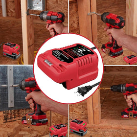 YRGJDCA Bauer 20V charger safety protections against overheating
