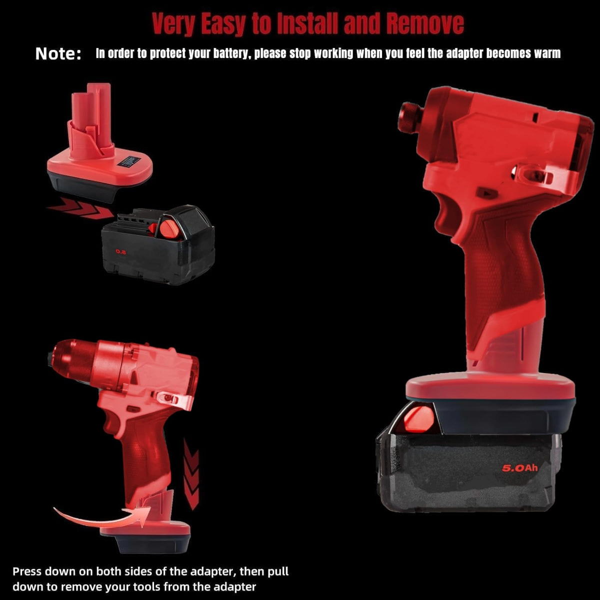YRGJDCA supports compatible M12 tools for flexible workflows.