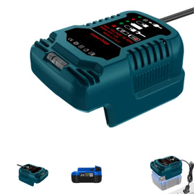 YRGJDCA Kobalt 24V charger front view, highlighting compact travel-friendly design.