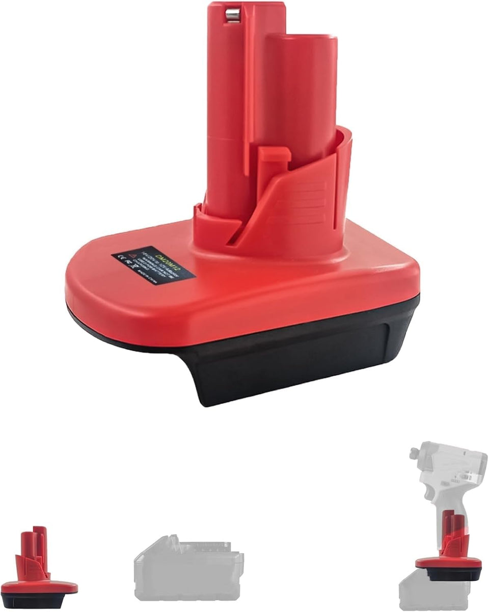 YRGJDCA Milwaukee M18 to M12 adapter powers M12 tools.