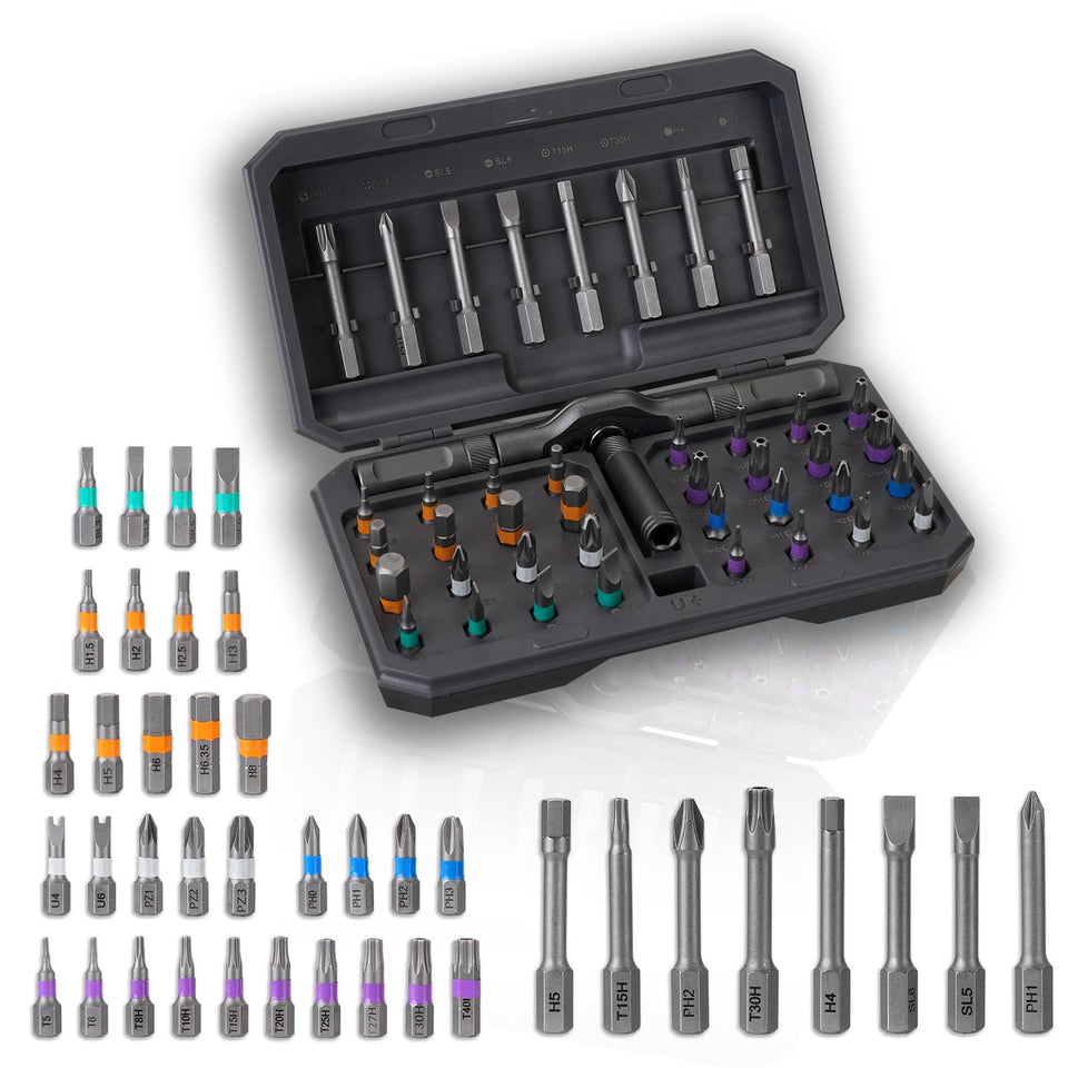 YrouGra 42in1 screwdriver set with bits for versatile home repairs and upgrades.