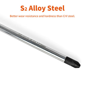 yrsssa Chrome-plated shaft resists rust and keeps a polished finish.