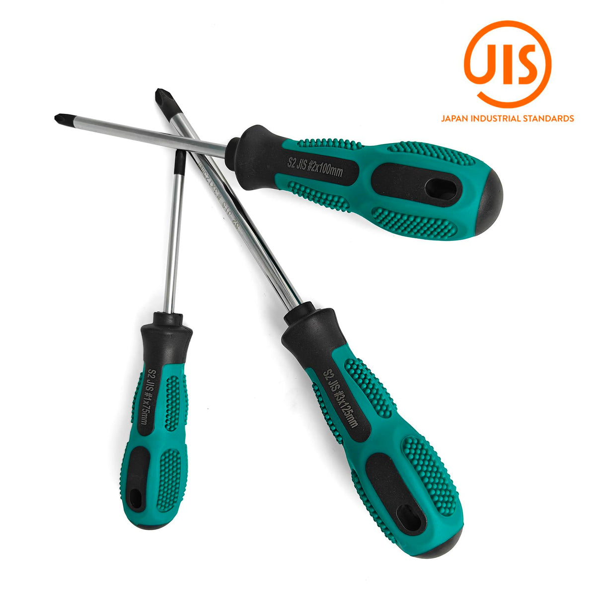 yrsssa JIS drive sizes 1-2-3 for versatile servicing.
