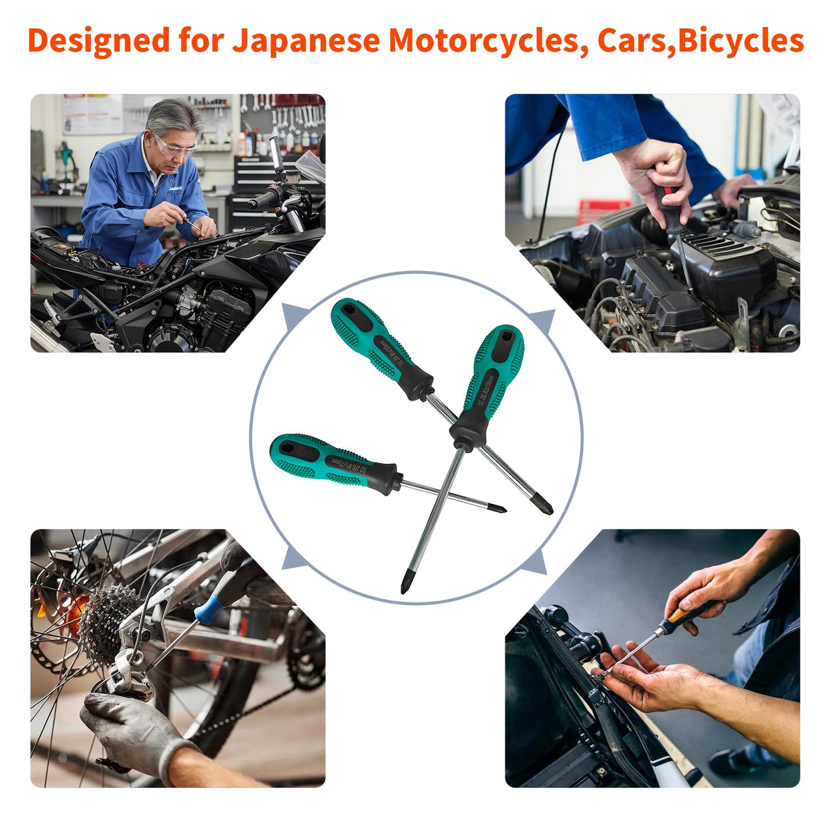 yrsssa Suitable for Japanese motorcycles, cars, and bicycles.