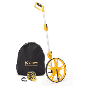 YS YUSON 12-inch rolling measuring wheel with mechanical counter for accurate distance tracking