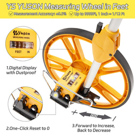 YS YUSON 40-inch full-length measuring wheel for long-distance outdoor measurements