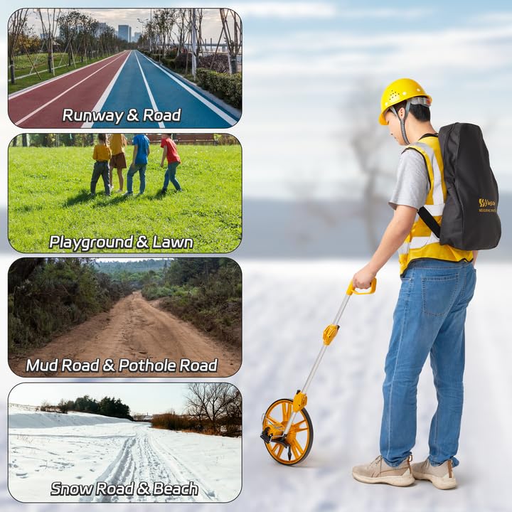 YS YUSON measuring wheel used for real estate and construction planning
