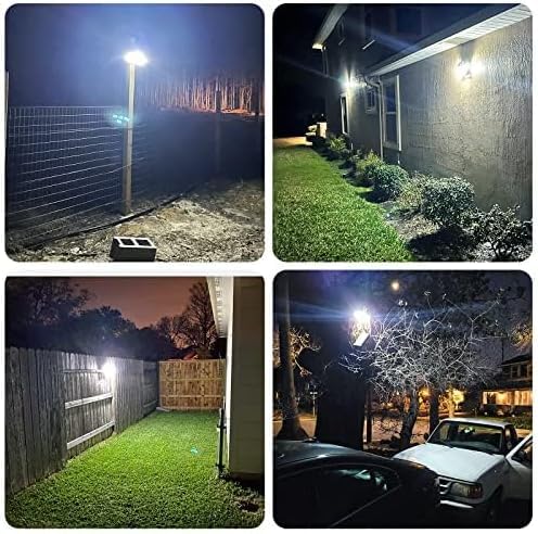 YSEAGA four-head setup for quick outdoor lighting installation