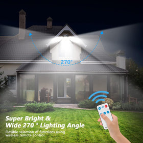 YSEAGA outdoor light with motion sensor for proactive security