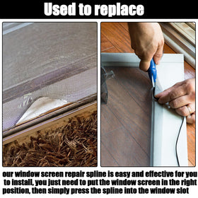 Ysglory durable screen repair spline ideal for doors and windows