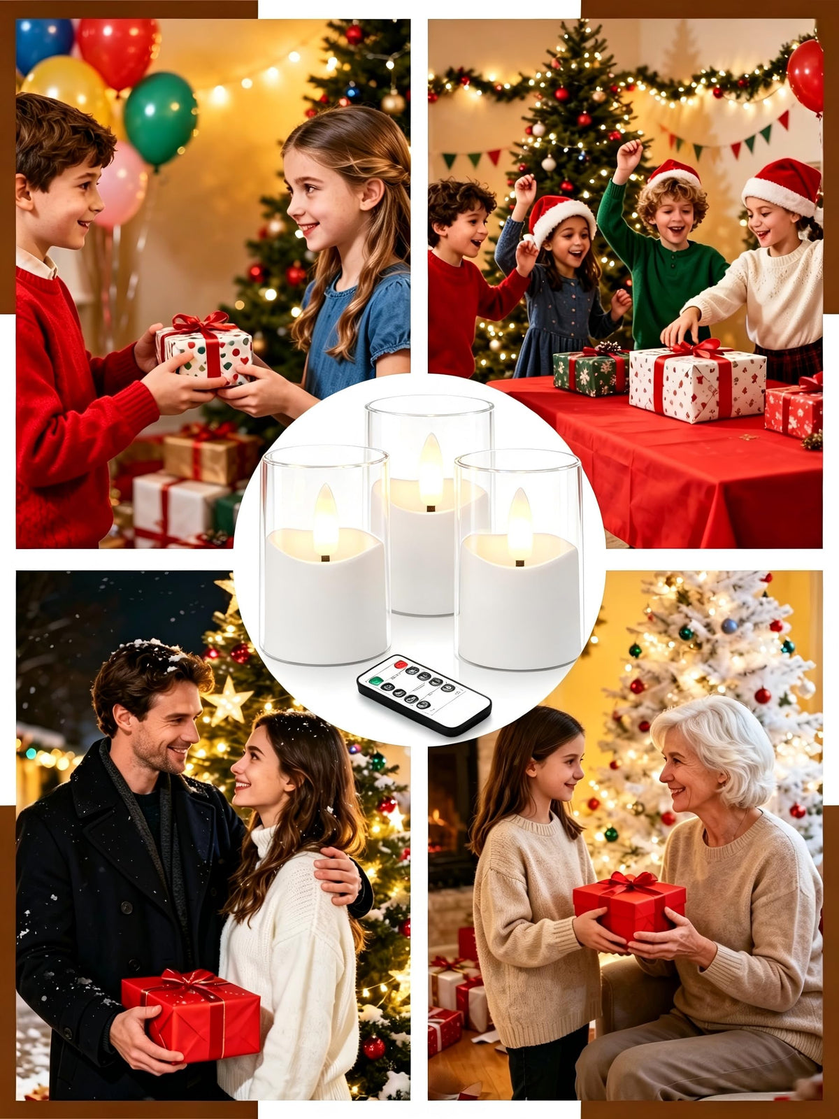 Charging indicator on YTRUSTIX tea light shows full battery