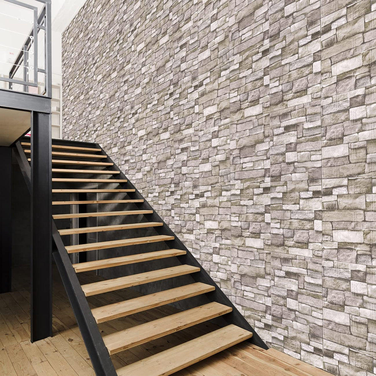YU LI 3DH 7mm thickness highlighting textured 3D brick effect.