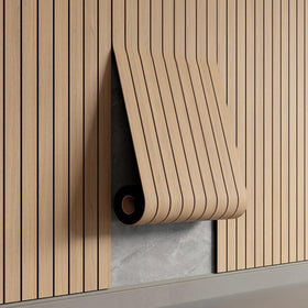 YU LI 3DH panel close-up with wood grain texture for natural warmth