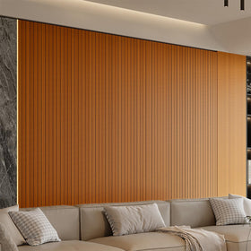YU LI 3DH self-adhesive slat panel installation on clean surface