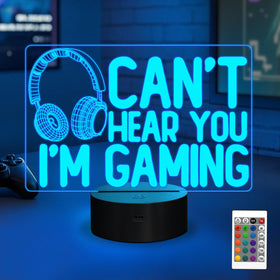 YuanDian gaming night light with bold silhouette and ambient glow for rooms