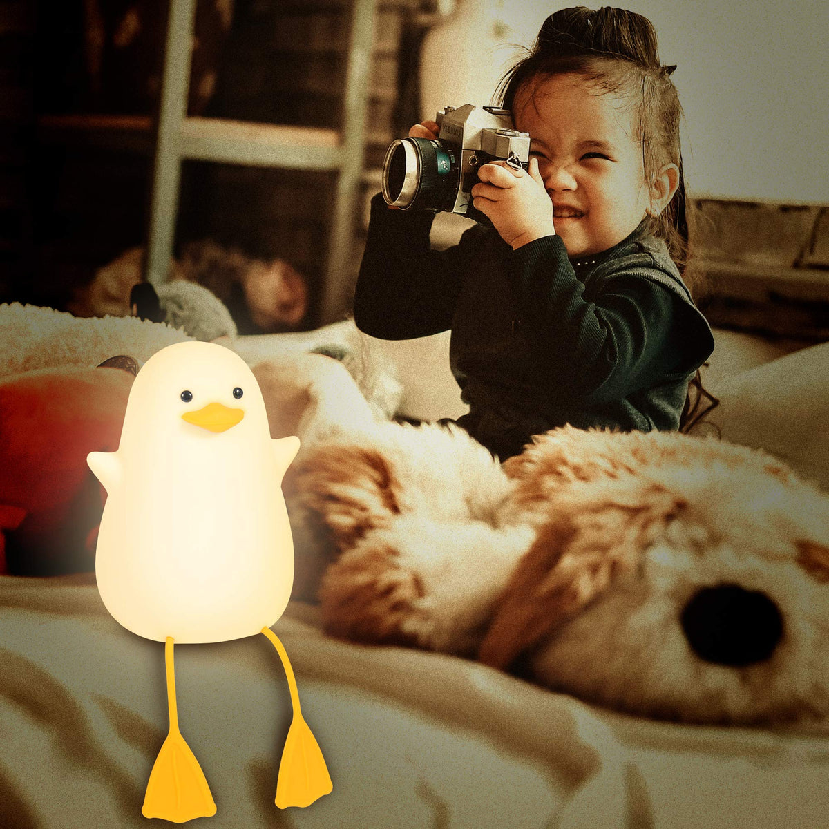 YuanDian gift-pack duck night light for gifting