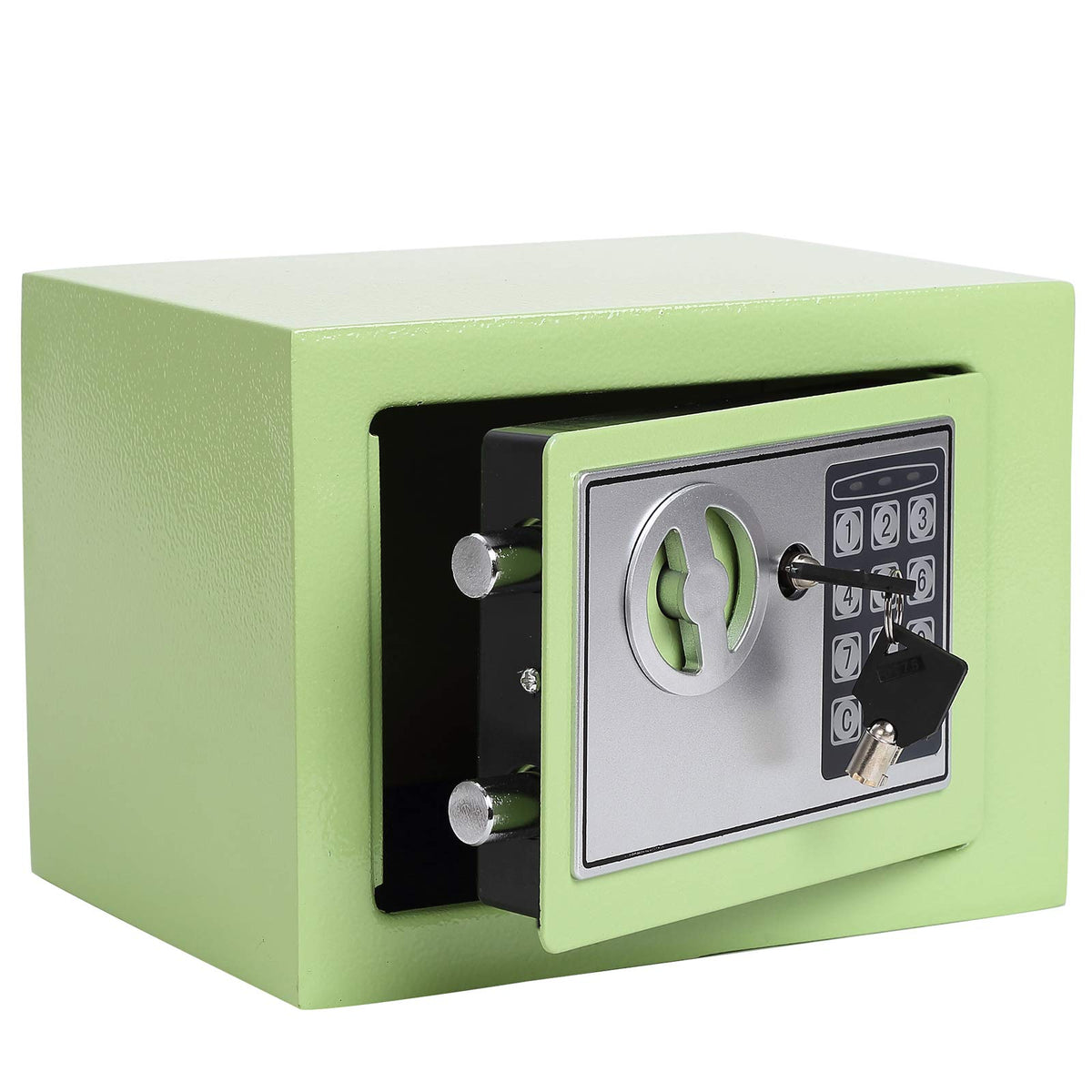 Yuanshikj deluxe digital safe front view with keypad for easy access