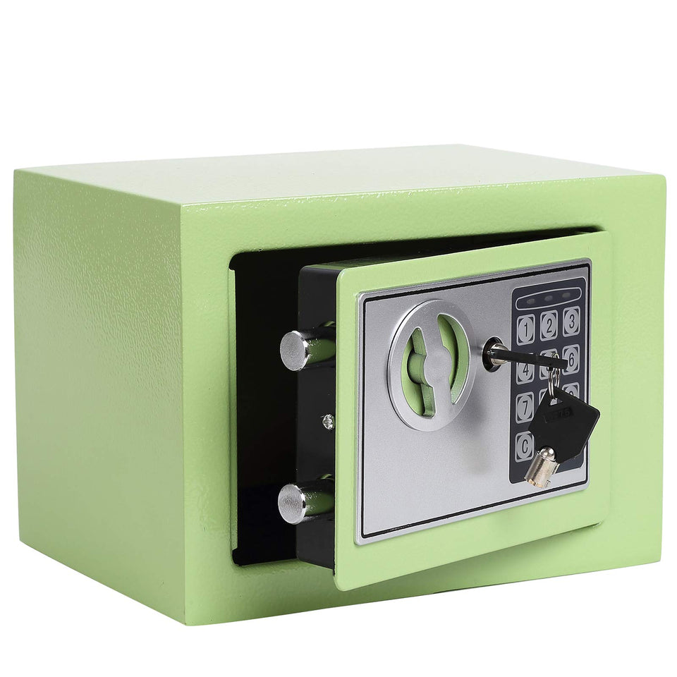 Yuanshikj deluxe digital safe front view with keypad for easy access