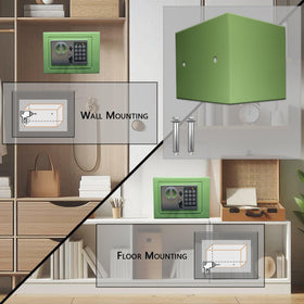 Interior of Yuanshikj safe illustrating compact storage space