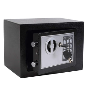 Yuanshikj deluxe electronic safe front view showing sturdy steel body for valuables storage.