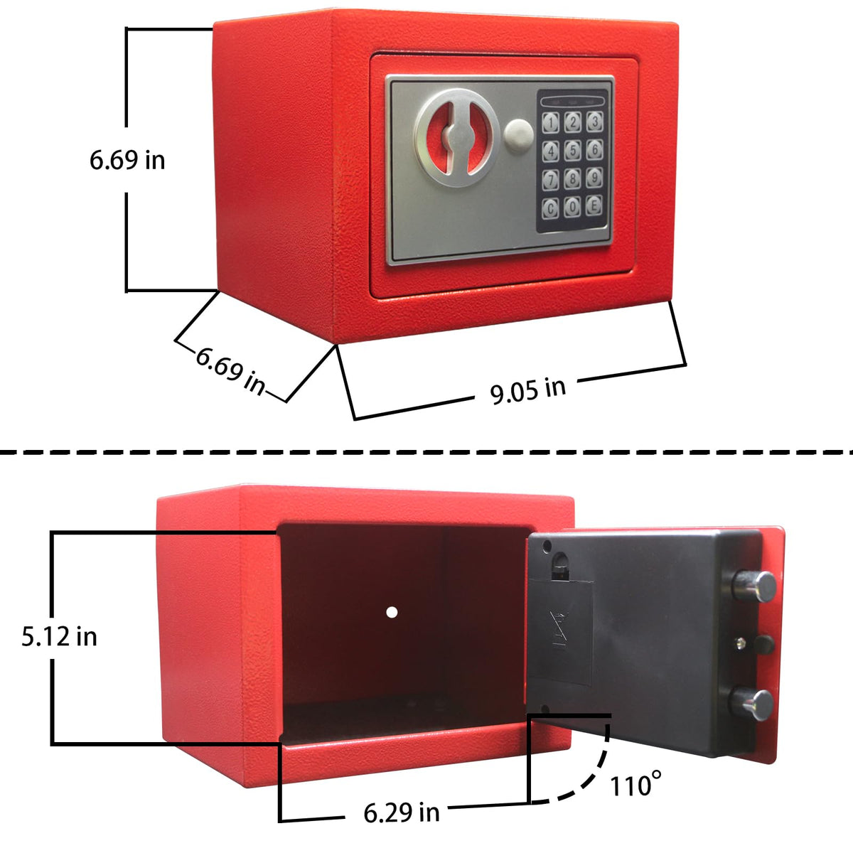 Yuanshikj wall-mount holes for secure installation