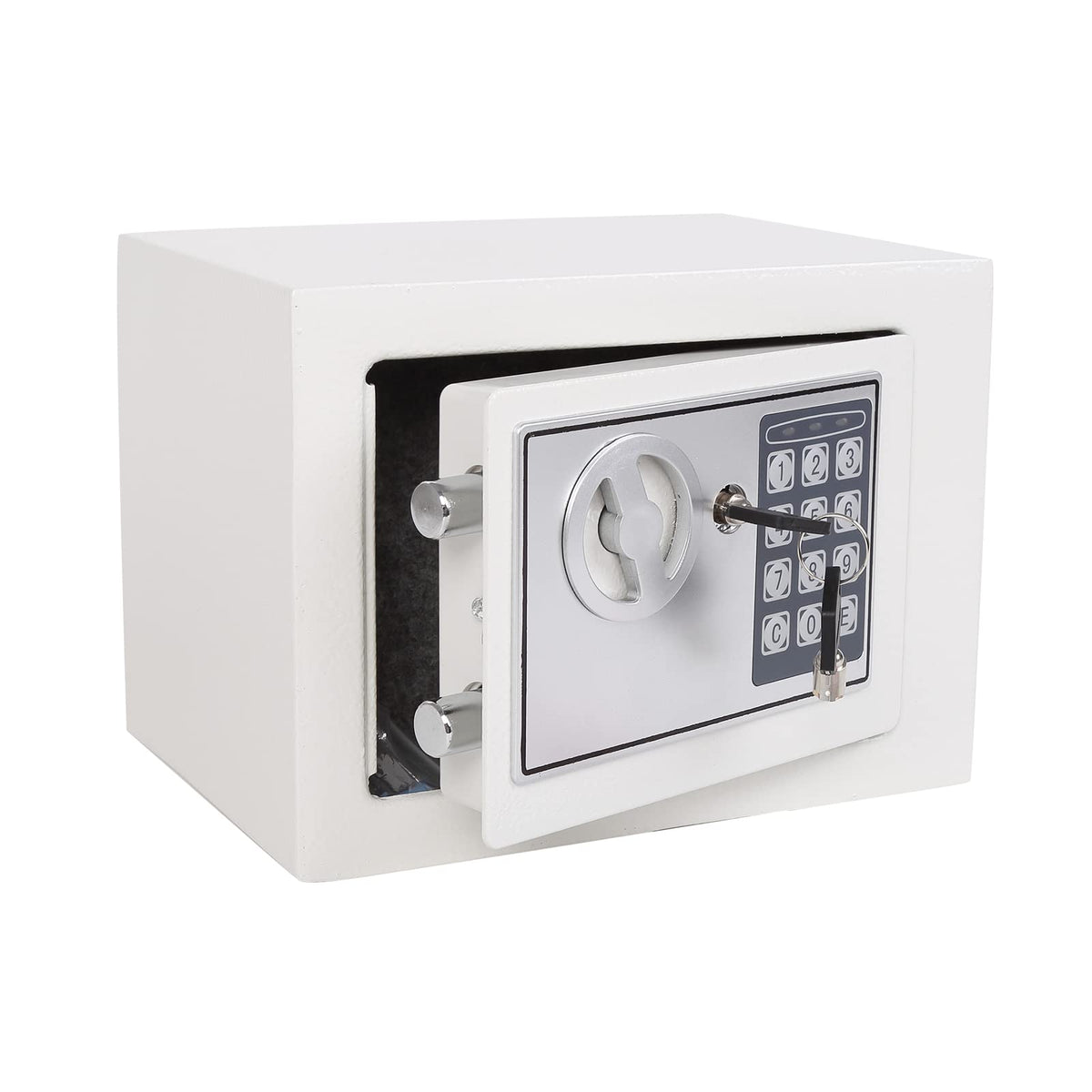 Yuanshikj electronic deluxe safe front view shows sturdy construction for valuable storage.
