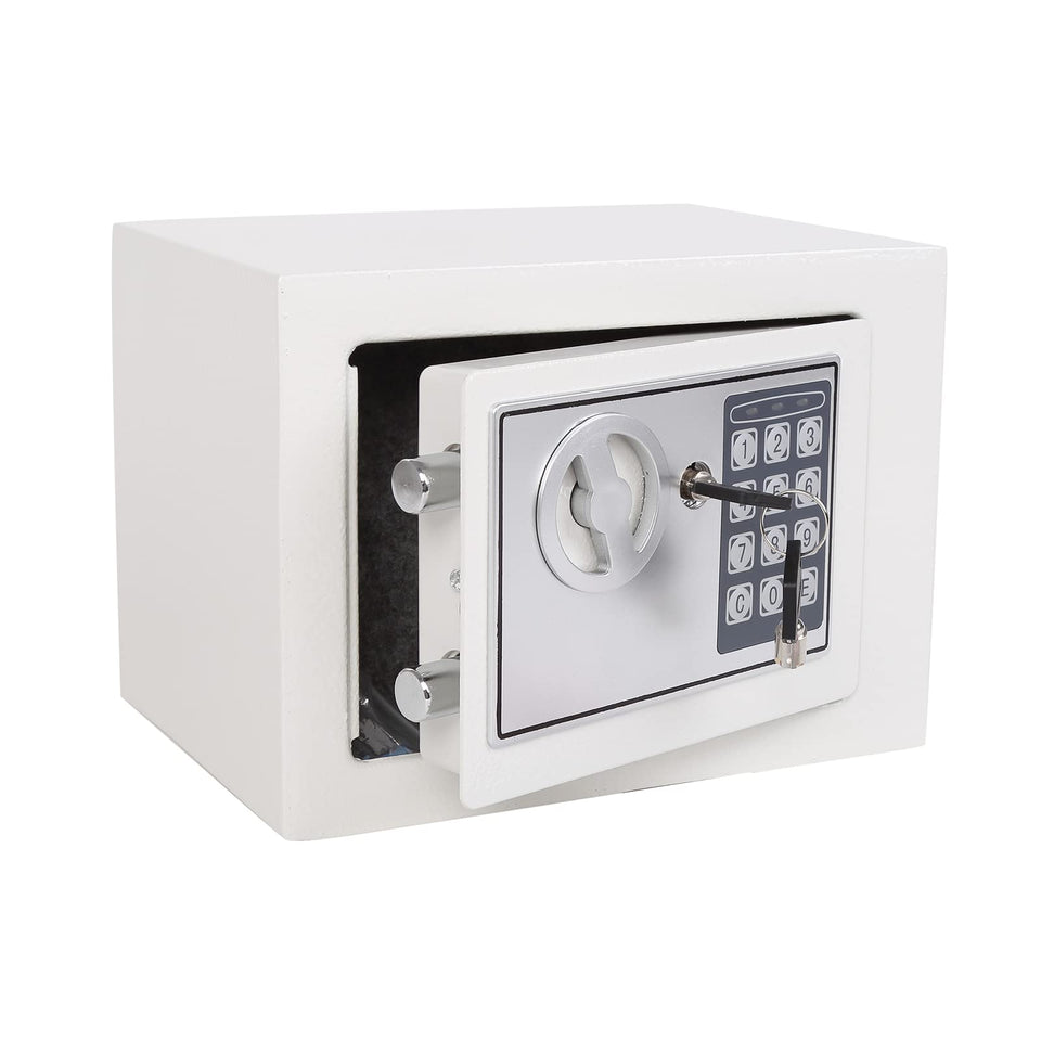 Yuanshikj electronic deluxe safe front view shows sturdy construction for valuable storage.